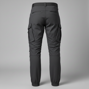 Pantalon cargo articulé, couleur personnalisée, pantalon technique, multi-poches, design ergonomique, vêtements techniques urbains, pantalon mi-long pour homme - Product Image 3
