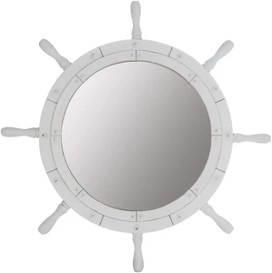 Marine <b>Gold</b> Leaf Finish <b>Round</b> Porthole <b>Mirror</b> Nautical Decor Home Decoration Executive Cosmetics Finishing Promotions - Product Image 6