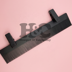HOOPER COMPANY Soporte Profesional para Pelucas y Extensiones de Cabello, Nuevo, Resistente, de Acero Inoxidable Negro Mate, con Logotipo Personalizado - Product Image 3