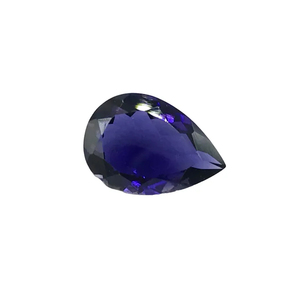 Piedras Preciosas Sueltas de Iolita Natural con Corte de Pera, Cristales de Zafiro de Agua Violeta Intenso Facetados, Paquete para Monturas de Colgantes Finos Personalizados - Product Image 6
