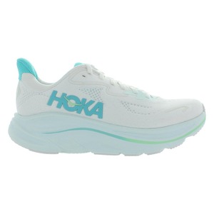 Scarpe da Donna HOKA Clifton 10 Colore: Bianco/Blu Cielo 100% Autentiche - Product Image 1