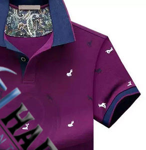 Camiseta de alta calidad para hombre, camisa de tela lisa estampada, diseño de sublimación, logotipo personalizado, informal - Product Image 3