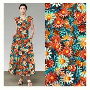 Cheap Price 30*30s 68*68 Rayon <b>Viscose</b> Fabric Digital Printed for Dress - Product Image 2