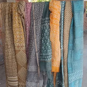 Lots Of Wholesale Affordable Price Kota Doria Dupattas Block Printed Hand Made Dupattas Women Wear Indian Traditional Dupattas