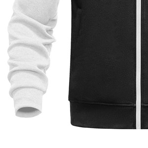 ชุดวอร์มลำลองผู้ชายไซส์ใหญ่สั่งทำพิเศษ ลายเรียบแบบใหม่สำหรับฤดูใบไม้ผลิ พร้อมโลโก้สั่งทำได้ ยูนิเซ็กซ์ ผ้าฝ้าย 100% - Product Image 2