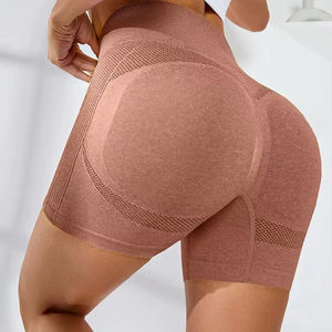 Shorts de Yoga Personalizados para Mujer, Cintura Alta, Sólidos, Transpirables, con Cierre de Cordón, Conjunto Deportivo para Gimnasio y Fitness - Product Image 1