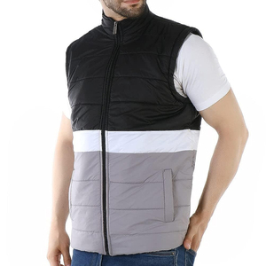 Service OEM ODM de haute qualité disponible, gilet matelassé pour homme, vêtements d'hiver, gilet matelassé épais imperméable pour homme adulte - Product Image 2