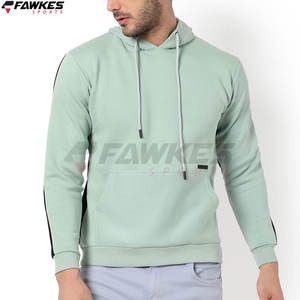 Sudadera con capucha de poliéster y algodón ligero de alta calidad, ropa de calle personalizada para hombre en blanco, sudaderas con capucha casuales personalizadas con logotipo OEM - Product Image 4