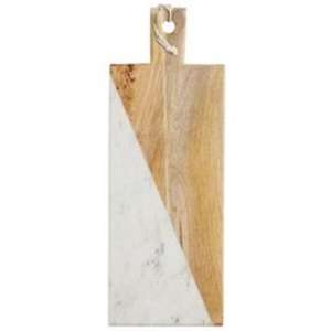 Planche à découper esthétique quotidienne en bois et en marbre améliorant l'expérience de préparation des repas fonctionnelle et élégante - Product Image 6