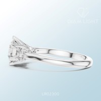Bijou sur mesure certifié, pièce de joaillerie fine de haute qualité, gemme artisanale, bague à grappe ronde de qualité supérieure, clarté vs plus, couleur f