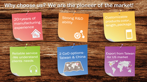 แจ็กเก็ตพีวีซีแบบถักไนล่อนสาย USB สำหรับชาร์จและซิงค์โทรศัพท์มือถือและแบตเตอรี่ทองแดงเคลือบดีบุก - Product Image 5