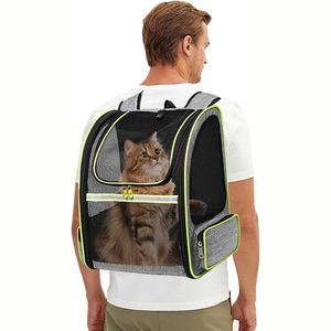 Mochila Transportadora para Gatos y Perros, Expandible, Transpirable, Portátil, con Tiras Reflectantes para Mascotas - Product Image 4