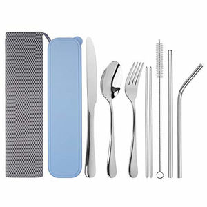 Design élégant en miroir, couverts en acier, fourchette, couteau, cuillère, design de luxe, ensemble de couverts royaux en métal massif pour restaurant décoratif - Product Image 6