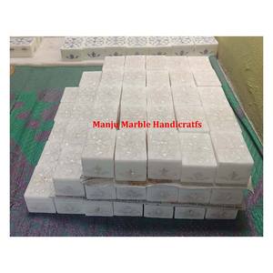 กล่องหินอ่อนฝังลายมุกดีไซน์ชั้นนำงานแบบโค้งสำหรับบรรจุเครื่องประดับ - Product Image 2