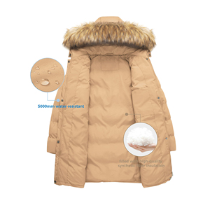 Chaquetas Parka de Diseñador al por Mayor con Capucha para Mujer, Logotipo OEM, Chaqueta de Invierno Acolchada Extra Grande para Mujer - Product Image 5
