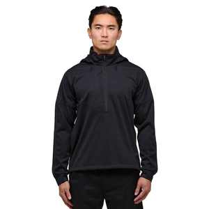 Venta al por mayor de sudaderas con capucha de Modal personalizado suave estiramiento ligero 1/4 Zip Stand-Up Collar Quater Zip sudaderas bordado Golf Pullover - Product Image 5