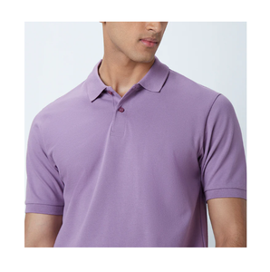 T-shirts vintage 100% coton OEM pour hommes de grande taille Logo personnalisé Polo Golf Tee Shirt Oversized Fit avec motif imprimé bouffant - Product Image 2