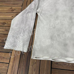 สเวตเชิ้ตสำหรับผู้ชายเสื้อสเวตเตอร์ของผู้ชายทรงหลวมโอเวอร์ไซส์สไตล์วินเทจหรูหราออกแบบได้ตามต้องการ - Product Image 6