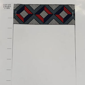 Encaje de Tul de Lujo con Bordado Intrincado de Diamantes y Hilo, Diseño Elegante y Ecológico para Adornos y Accesorios de Manualidades - Product Image 1