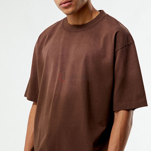 Algodón pesado French Terry Streetwear Impresión digital personalizada Camiseta gráfica desgastada Fabricante al por mayor - Product Image 2