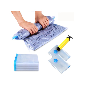 Bolsas de almacenamiento al vacío de tamaño personalizado de fábrica al por mayor bomba de prensa manual ropa - Product Image 4