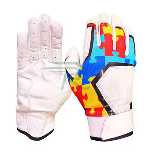 Gants de frappe de baseball Razorts International en cuir, logo personnalisé, durables, respirants, pour entraînement adulte - Product Image 1