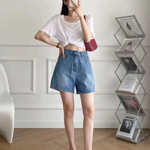 Shorts de qualité supérieure pour femmes, fabriqués en denim, avec logo personnalisé, service OEM, tenue décontractée, sur mesure - Product Image 4