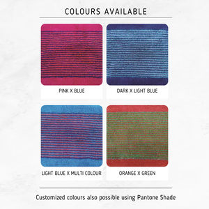 Suministro directo de fábrica de Material de algodón 100% de calidad superior Patrón de rayas horizontales Fácil de limpiar y mantener Alfombra de baño - Product Image 4