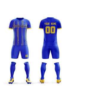 Nouvelles meilleures ventes Vente en gros d'uniformes de football évacuant la sueur Maillot de football léger Conception gratuite personnalisée Maillot de football personnalisé - Product Image 3