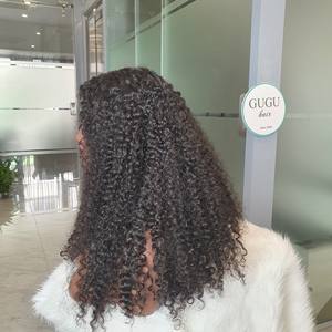 Vente en gros Perruque de cheveux vietnamiens bruts à base de dentelle de couleur naturelle de 22 pouces sans enchevêtrement sans perte d'extensions de cheveux humains birmans - Product Image 3