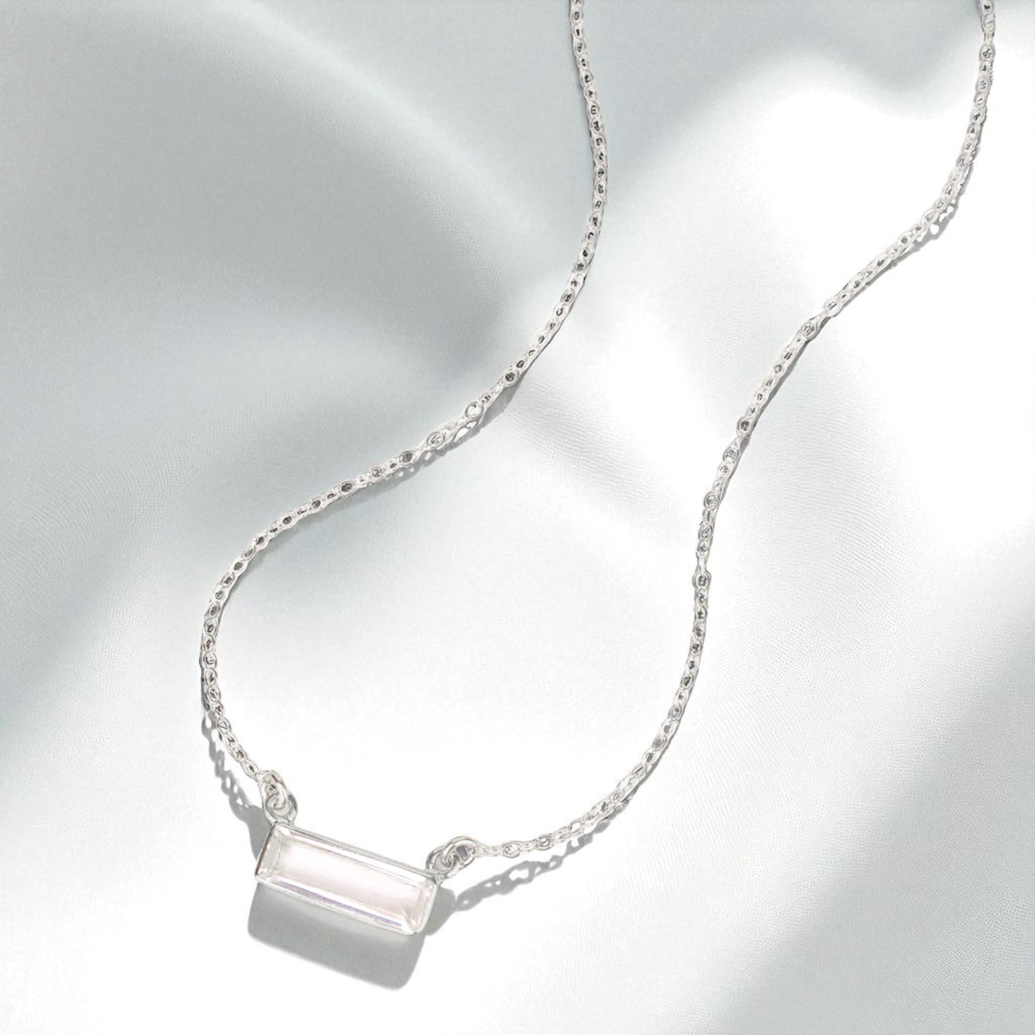 Plata clara del cuarzo