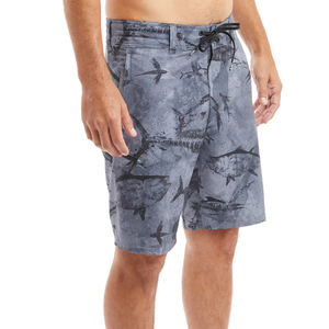 Pantalones cortos de pesca con estampado de cintura elástica para hombre, pantalones cortos de pesca de verano para hombre, pantalones cortos informales para hombre - Product Image 5