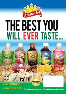 MASTER JOY Malaysia HALAL Sterilized Ready-to-Drink Non-GMO Soy Bean Milk Nutritional Beverage 12 Months Shelf Life Box Bottle - Product Image 5