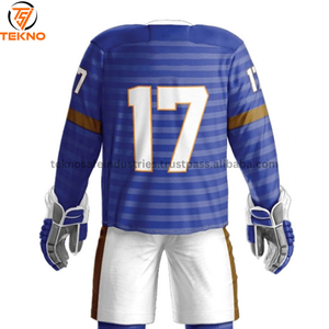 Uniforme de hockey sur glace d'équipe personnalisé brodé de qualité supérieure personnalisé nouveau design pas cher prix sublimation uniforme de hockey sur glace - Product Image 2