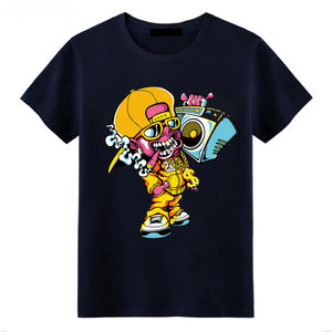 2025 camisetas personalizadas precio barato camiseta de alta calidad ropa de hombre 100% algodón serigrafiado camiseta de dibujos animados cuello redondo Casual OEM - Product Image 5