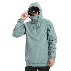 Chaqueta de Esquí Impermeable y Transpirable al por Mayor, Chaqueta de Snowboard con Capucha para Hombre, Cortavientos y de Tejido Softshell - Product Image 6