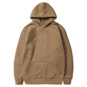 2024 venta al por mayor de hombres 100% algodón recortado-Sudadera CON CAPUCHA DE CALIDAD DE LUJO grueso francés Terry peso pesado de gran tamaño para el invierno - Product Image 4