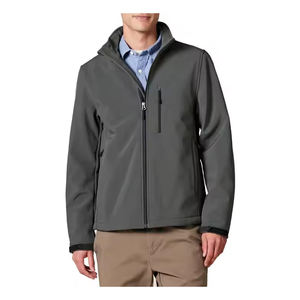 Chaqueta Softshell impermeable para hombre, abrigo de senderismo al aire libre a prueba de viento, soporte bordado, cálido, transpirable, táctico, para invierno - Product Image 1