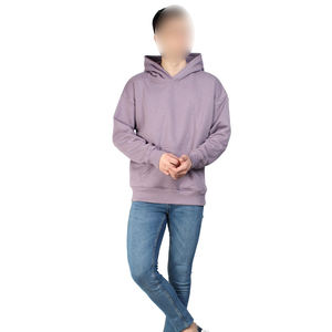 Wholesale Heavyweight Boxy Street Wear <b>Fleece</b> <b>Hoodies</b> Custom Logo Oversized Distressed Blank Cropped Fit Oversized <b>Hoodies</b> - Product Image 4