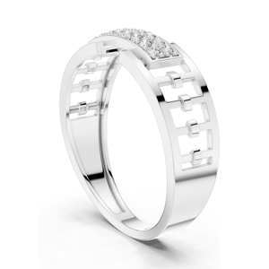 Anillo de Diamante de Laboratorio de 0.168 CT para Mujer, Claridad VVS-VS EF, Oro de 18KT, 14KT, 10KT y Plata 925, Oro Rosa, Amarillo y Blanco - Product Image 6