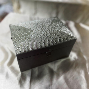 Elegant Satin Jewelry Boxes Accessory & <b>Ring</b> <b>Storage</b> Vanity Decoration Keepsake Bulk Price Gift Box Type by glowin fashion - Product Image 4