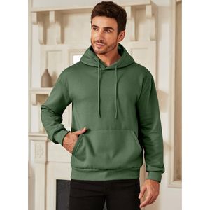 Directo de fábrica, sudaderas con capucha en blanco, logotipo personalizado, peso pesado, gran tamaño, hombro caído, pulóver, sudaderas con capucha, ropa de calle para hombres 2025 - Product Image 3