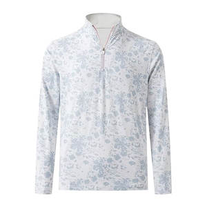 Chaqueta Deportiva Sublimada con Media Cremallera para Hombre, Ajuste Cómodo, Chaqueta Sublimada con Media Cremallera para Gimnasio y Correr - Product Image 1