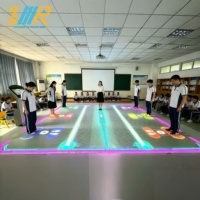 Jeu de projection interactive sur sol personnalisable, contenu multijoueur, OEM, projecteur de sol interactif, jeu pour enfants, réalité augmentée, intérieur