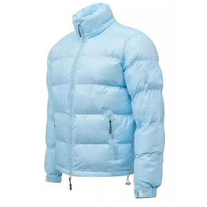 Chaqueta de Invierno para Hombre de la Mejor Calidad, 100% Poliéster, con Cuello Alto y Logotipo Frontal, Diseño de Burbujas con Cremallera Personalizada, Envío DDP - Product Image 4