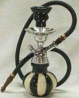 Chicha en verre noir en forme de pistolet, décoration de mariage moderne, vente en gros de chicha fantaisie, dernière chicha en vente