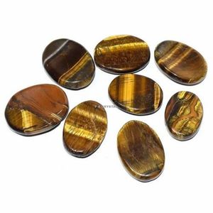 Meilleure qualité naturelle oeil de tigre pierre précieuse pierre d'inquiétude en gros pierre précieuse d'inquiétude pierre précieuse pierre de pouce StoneBuy From F S CRYSTAL - Product Image 1