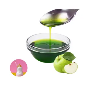 Merek kualitas tinggi sirup Apple hijau menampilkan rasa yang memuaskan ideal untuk rasa teh es buatan rumah