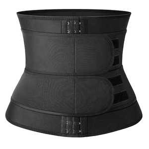 Faja Reductora de Cintura para Mujer, Tallas Grandes, Transpirable, Elástica en Cuatro Direcciones, con Triple Cinturón, de Spandex/Nylon/Algodón - Product Image 1