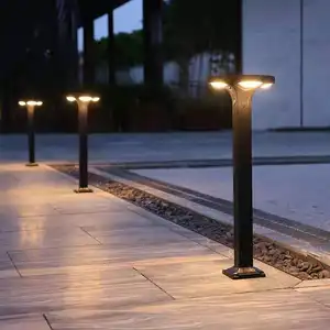 Outdoor All-In-One Aluminium Lithium Battery 20M 35M Waterproof LED Solar Garden Lights For Wall Yard Street Lighting